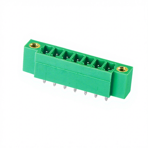 KF2EDGVM-3.5/3.81-2P Push-In Plug <b>Terminal</b> Block 300V 8A Copper 24-16AWG 3.5/3.81mm Pitch - Product Image 1
