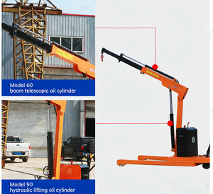 Grúa telescópica hidráulica eléctrica <span class=keywords><strong>de</strong></span> servicio pesado <span class=keywords><strong>de</strong></span> 1500 kg con rodamientos y motor para elevación portátil y altura <span class=keywords><strong>de</strong></span> elevación <span class=keywords><strong>de</strong></span> 4 m - Product Image 4