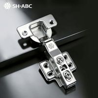 Bisagra hidráulica ajustable para puerta de armario, de acero laminado en frío, antirust, para herrajes de armarios domésticos y comerciales