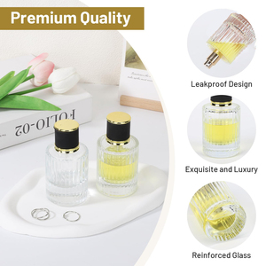 Flacon de parfum vide de luxe personnalisé 30 ml 50 ml 100 ml, flacon de parfum unique avec boîte, flacon de parfum de poche, boîte en papier personnalisée OEM - Product Image 3