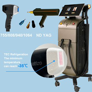 Laser Estetico 2 in 1 755 808 1064nm XL Ice Titanium 808 810 nm Diodo Trio per <span class=keywords><strong>Rimozione</strong></span> Peli + Laser Q-Switch Nd Yag per <span class=keywords><strong>Rimozione</strong></span> <span class=keywords><strong>Tatuaggi</strong></span> - Product Image 2