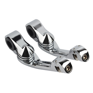 Reposapiés Delantero para Motocicleta Zuqing, de Aleación de Aluminio Cromado, para Harley Davidson Glide Road King, Soporte Modificado para Reposapiés - Product Image 5