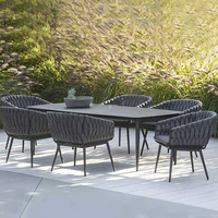 Chaise d'extérieur et de salle à manger en rotin, mobilier de jardin design à la mode, offre spéciale,