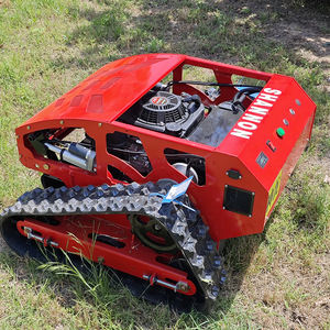 Kostenloser Versand 100% Ferngesteuerter Spindelmäher Rasenmäher Garten-Raupenmäher Grasschneider Benzin-Rasenmäher - Product Image 5