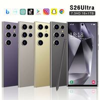 Nouveau Smartphone S26 Ultra 5G LTE Original 2026 de Haute Qualité, Android 15, Octa Core, 144Hz, CDMA, Double SIM, 16 Go + 1 To, 108 MP, Version Anglaise