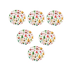 Phim Hoạt Hình Cảm Thấy Đế Lót Ly Cho Halloween Và Giáng Sinh Cách Nhiệt Pad Tấm Cho Khách Sạn Bảng Sử Dụng Thảm & Miếng Đệm Cung Cấp - Product Image 3