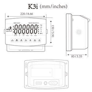 उन्नत एनालॉग वजन स्थिर सुपरमार्केट कार्यशाला पोर्ट नेतृत्व वाले वजन पैमाने गतिशील वजन सूचक डिजिटल संकेतक - Product Image 6