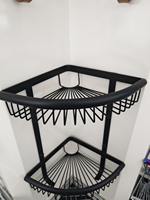 Étagère de douche en acier inoxydable SUS304, 2 niveaux, étagère d'angle triangulaire, antirouille, organisateur de rangement mural pour salle de bain avec crochets