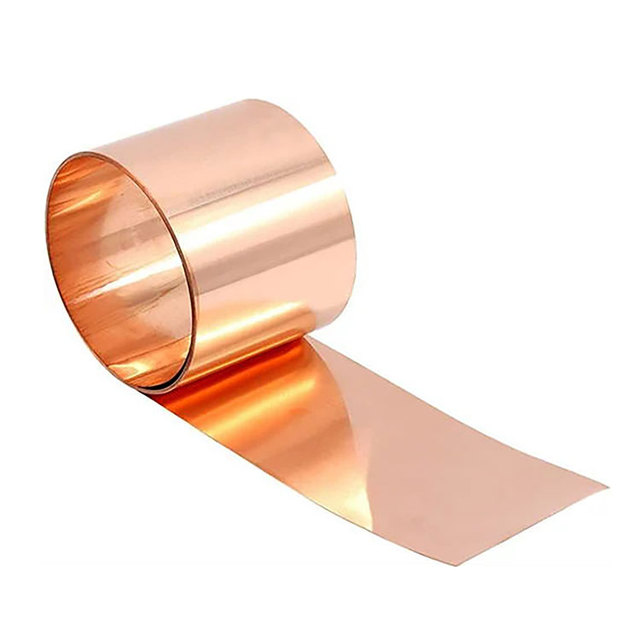 1.5mm-1220mm Wide 99.9% Pure Copper Non-Alloy Strip Foil with Bending Service