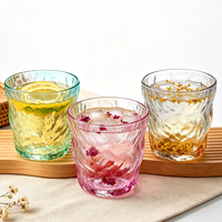 Gobelet en verre glacier coloré dégradé moderne et créatif de 300 ml, personnalisé, pour lait, bière, jus, vin, café, pour bar, fête