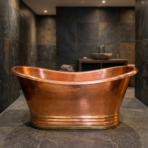 Baignoire autoportante en cuivre, ovale, pour spa à domicile et salle de bain - Product Image 3