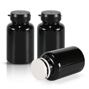 Botella de plástico PET de 80ml, 120ml, 150ml, 200ml, 250ml, con tapa abatible con rosca para medicamentos o envases cosméticos - Product Image 2