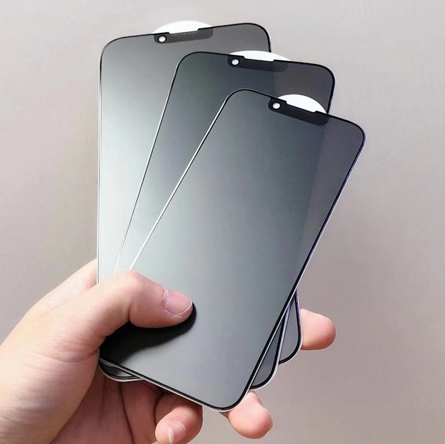 Tempered Glass Film for IPhone15 Pro Max AG Matte Frosted Full Cover Tempered Glass for IPhone14 Anti Privacy Screen Protector