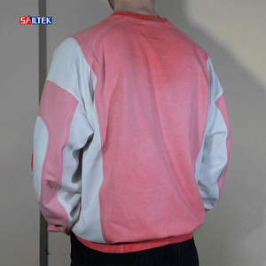 Sudadera <span class=keywords><strong>de</strong></span> cuello redondo oversize <span class=keywords><strong>de</strong></span> algodón y felpa con logo personalizado <span class=keywords><strong>para</strong></span> <span class=keywords><strong>hombre</strong></span> 2026, sudadera con bloques <span class=keywords><strong>de</strong></span> color <span class=keywords><strong>para</strong></span> <span class=keywords><strong>hombre</strong></span> - Product Image 3