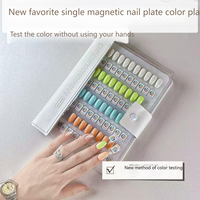 Nouveau design 78 /120/180/240 couleurs des ongles nuancier magnétique ongles conseils comparaison couleur carte stockage livre Uv Gel vernis affichage