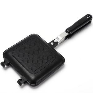 Molde para hacer sándwiches, molde de doble cara para pasteles, <span class=keywords><strong>pan</strong></span>, tostadas, herramienta de bricolaje, barbacoa, estufa antiadherente, molde para pasteles con mango - Product Image 6