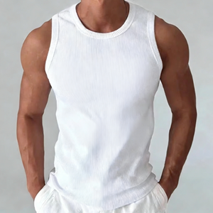 <span class=keywords><strong>Canotta</strong></span> Sportiva da <span class=keywords><strong>Uomo</strong></span> Personalizzata all'Ingrosso, Maglietta Senza Maniche OEM per Palestra, Fitness, Corsa, Allenamento, Atletica e Bodybuilding - Product Image 3