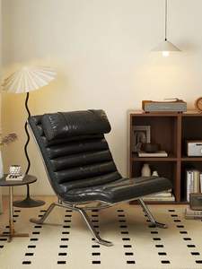 बार्सिलोना कुर्सी एकल चमड़े के सोफे डिजाइनर फर्नीचर अवकाश कार्यालय लाउंज कुर्सियों बैठक कक्ष बैठक कक्ष - Product Image 3