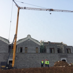 Shanghai 2 ton easy dismantling self erect electric tower crane TCK20 cheap price for sale - Product Image 3