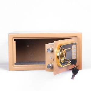 <b>Mini</b> Safe Electronic Password Lock <b>Storage</b> <b>Box</b> For Home Office Hotel Use 170x330x285mm Carbon Steel Rectangle Standing Type - Product Image 4