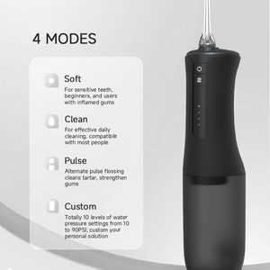 For Portable Rechargeable 200ML <strong>Waterflosser</strong> <strong>Cordless</strong> Electric for IPX7 Waterproof USB-C Charging Household RV - Product Image 3