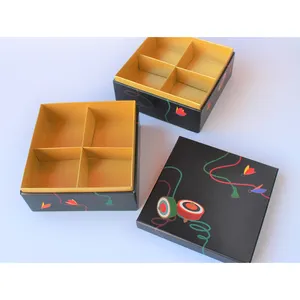 Tradirional textile paper packaging high quality container grade catering food boxes