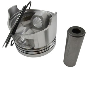 Ensemble piston moteur diesel KM195F avec bague d'usure, axe trempé et bague de retenue anti-déchirure pour pièces de génératrice et de taloche mécanique - Product Image 1