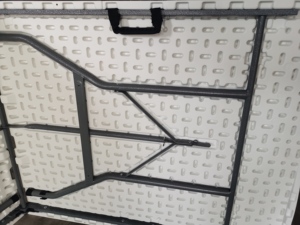 6FT hình chữ nhật nhựa trestle gấp bảng với ổn định HDPE hàng đầu và mạnh mẽ bảng chân 6 ft gấp bảng bởi sự lựa chọn tốt nhất - Product Image 3