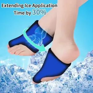 Nouveaux produits tendance Thérapie par le chaud et le froid Gel réutilisable Chaussette de glace Cheville Pied Ice Pack Wrap pour Achille - Product Image 5