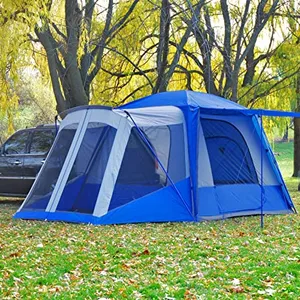 Afneembare Leveranciers Tent Vierkante Auto Tent Voor Uitbreiding Ruimte Camping Waterdicht En Onderdak Auto Tent Voor Suv Van