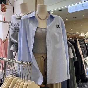 Camicetta da <span class=keywords><strong>donna</strong></span> in puro <span class=keywords><strong>cotone</strong></span> ricamata in stile francese RL, cappotto/top da <span class=keywords><strong>donna</strong></span> aperto con bottoni primavera/estate, camicia da <span class=keywords><strong>donna</strong></span> # RL-178 - Product Image 3