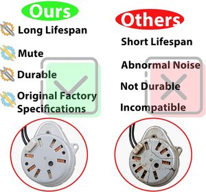 Moteur de minuterie 18743 pour <span class=keywords><strong>Fleck</strong></span> <span class=keywords><strong>5600</strong></span> 2500 2510 2750 9000 9100 9500 3200 3210 |   18743-1 18743-2 11384 13400 13944 - Product Image 5
