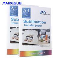 Papier de transfert de sublimation haute température 100gsm A4 colorant à séchage rapide pour tasse de marquage de vêtements en céramique matériau blanc