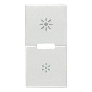 สวิตช์ติดผนังแบบสองปุ่มครึ่ง 1M Dimmer Next ขนาด 4.44x2.3x0.67 ซม. - Product Image 1