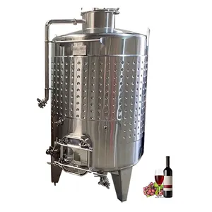 מיכל תסיסה מנירוסטה 600 ליטר מכונות לייצור יין עבור דבש סיידר מבשלת יין