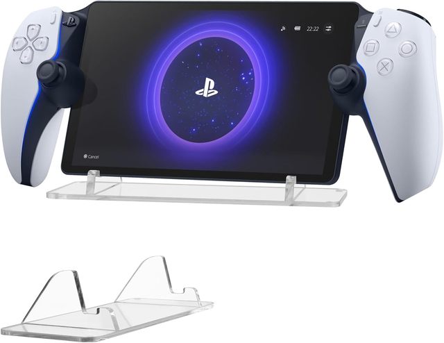 Clear Sony PlayStation Portal Remote Player Display Stand Base Acrylic Desktop Playstand Holder for PS5