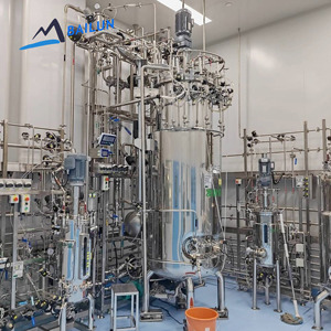 เครื่องหมักแบคทีเรียกรดแลคติก 50 ลิตร 200 ลิตร ไบโอรีแอกเตอร์สแตนเลส พร้อมระบบ CIP SIP และราคาสำหรับผลิตภัณฑ์โปรไบโอติกส์ที่มีความบริสุทธิ์สูง - Product Image 1