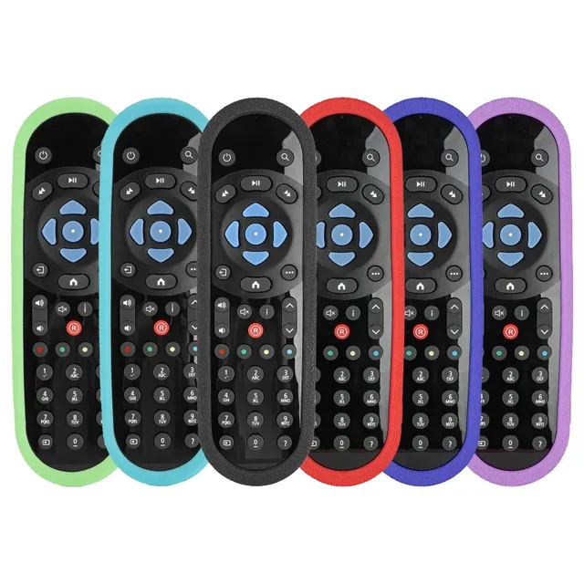 Silicone Remote Control Case With Sky Q TV Remote Shockproof Protective Shell Cover With a Lanyard