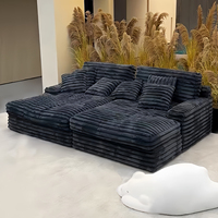 Nouveau canapé moderne compressible sous vide Guifei, grand fauteuil lounge, structure sans squelette, canapé en tissu éponge haute densité pour salon