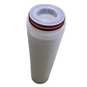 5 inci 0.2 mikron PP Filter air berlipat katrij penyaring air minum untuk perawatan air Osmosis terbalik