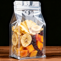 Sachet Doypack Personnalisé avec Fenêtre, Sac d'Emballage Alimentaire Anti-Humidité Refermable de Qualité Alimentaire, Sachet Doypack Imprimé sur Mesure