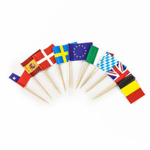 Bandera Nacional Personalizada con Patrón, Bandera Nacional Duradera de Mano, Tamaños 5x3 y 3x5 con Asta, Diseño Impreso para Agitar con la Mano - Product Image 1