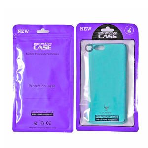 Accesorios para teléfonos móviles, bolsa plana, Cable USB, teléfono móvil con orificio para colgar, bolsa de celofán transparente, embalaje Ziplock - Product Image 1