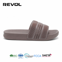 REVOL Factory Direct, tongs unisexes pour hommes et femmes, imperméables, respirantes, texturées, en EVA, antidérapantes, pour la douche
