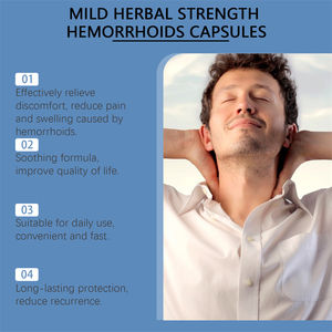 OEM güney ay 7 adet hafif bitkisel mukavemet hemoroid kapsül kabızlık hemoroid ağrı kesici kapsüller - Product Image 3