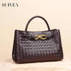 Mode nouvelle Texture tissé sac fourre-tout Niche grande capacité sac à bandoulière de poche lumière luxe loisirs cent sacs pour femmes - Product Image 2