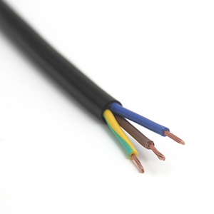 Cavo Elettrico Nero a 3 Conduttori Flex 3183Y <span class=keywords><strong>0</strong></span>.5mm <span class=keywords><strong>0</strong></span>.75mm 1.0mm 1.5mm 2.5mm 4mm per Prolunga Elettrica - Product Image 2