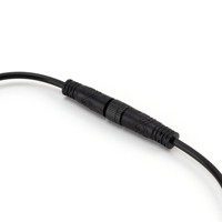 Conector M12 IP68 Impermeable 300V, Personalizado de Fábrica, Bloque de Terminales de Cable de Cobre Hembra/Macho, Adaptador PCB de 2-5 Pines, 6A, Aviación