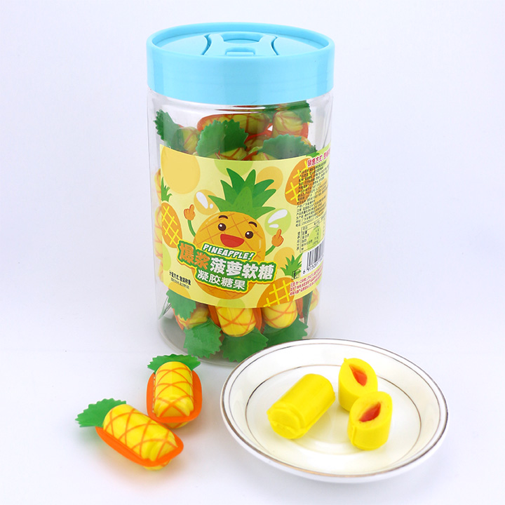 Pineapple gummy candy