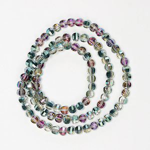 Handmade 50 <strong>Beads</strong> Accessory Three Dimensional <strong>8mm</strong> Watermelon Glass <strong>Beads</strong> Multi-Faceted Glass <strong>Beads</strong> For Jewelry - Product Image 5